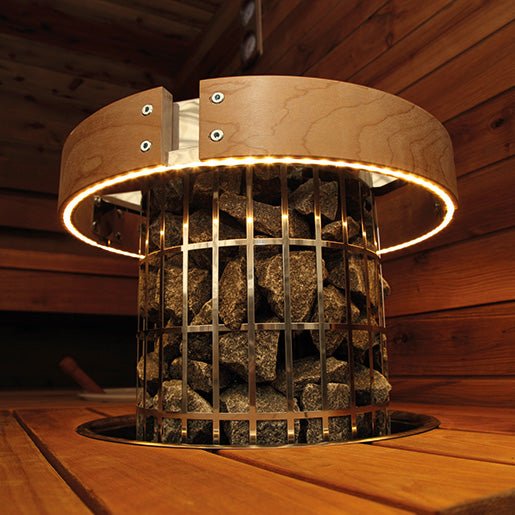 Harvia Safety Railing w/ LED-Lighting for Cilindro 6/8/9kW Sauna Heaters | HPC3UL
