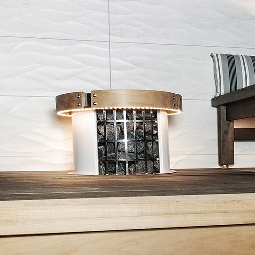 Harvia Safety Railing w/ LED-Lighting for Cilindro 6/8/9kW Sauna Heaters | HPC3UL