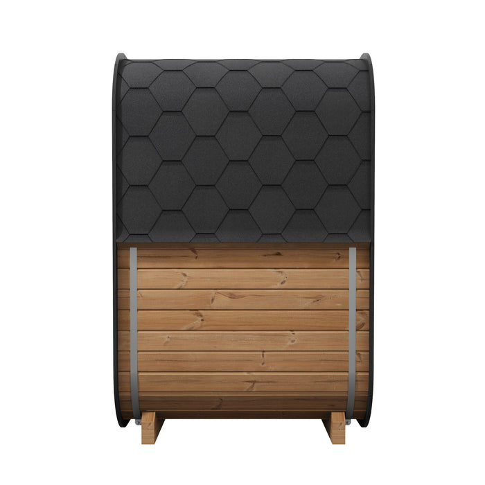 SaunaLife 2 Person 4.2' Long Outdoor Traditional Cube Sauna | Model CL3G