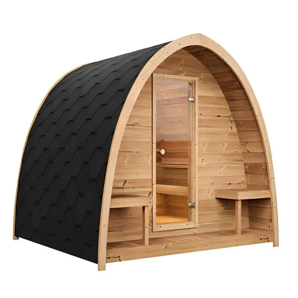 SaunaLife 4-Person Outdoor Traditional Pod Sauna | Model G3