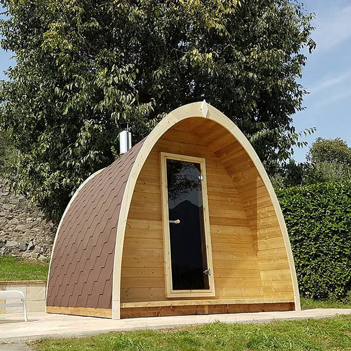 SaunaLife 4-Person Outdoor Traditional Pod Sauna | Model G3