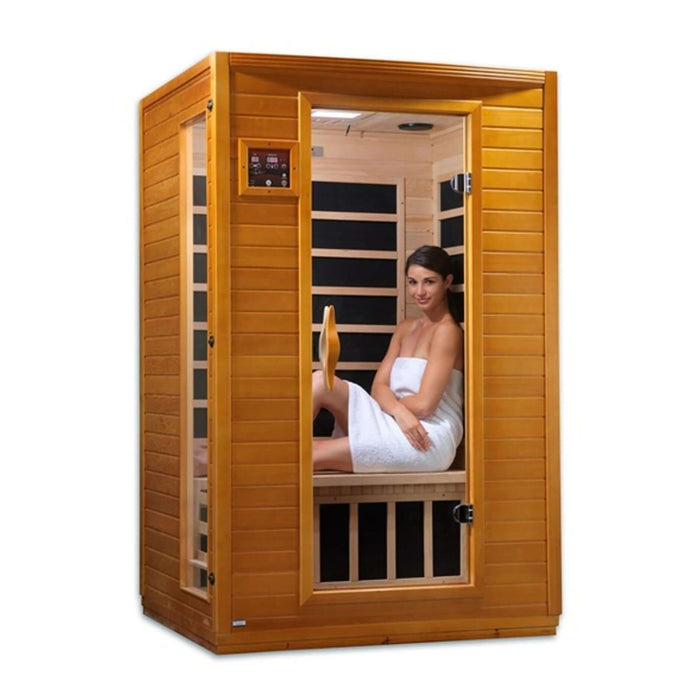 Dynamic Versailles Elite 2-person Ultra Low EMF FAR Indoor Infrared Sauna + Red Light Therapy | DYN-6202-03 Elite
