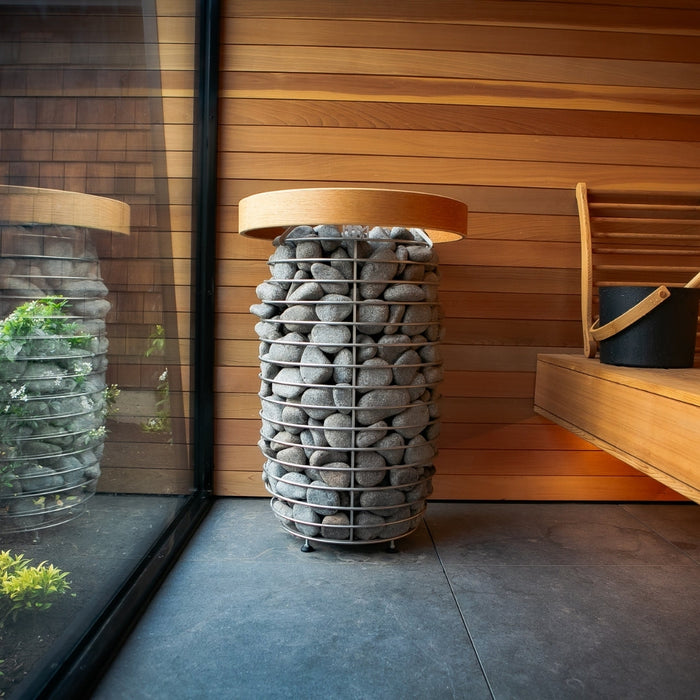 HUUM HIVE MINI 240V Electric Sauna Heater Package w/ UKU Wifi Controller and Stones