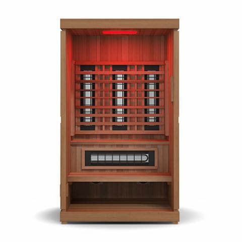 Finnmark FD-4 Trinity 2-Person Hybrid Indoor Infrared & Traditional Steam Sauna + Red Light Therapy | FD-KN004