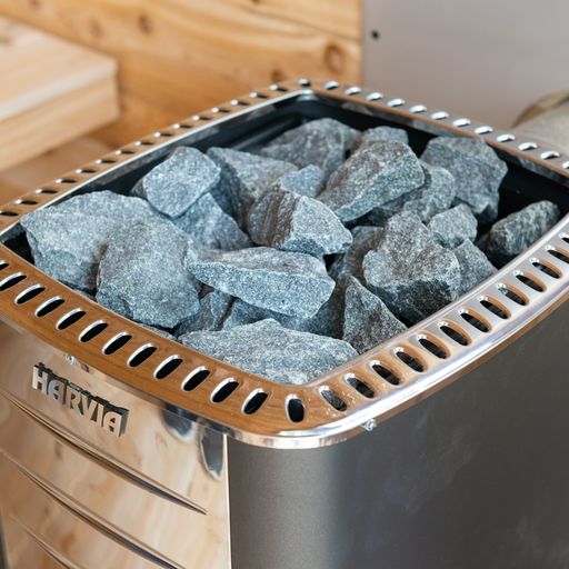 Harvia Split-Face Olivine Diabase Sauna Heater Stones 2-4" / 44lbs | AC3000